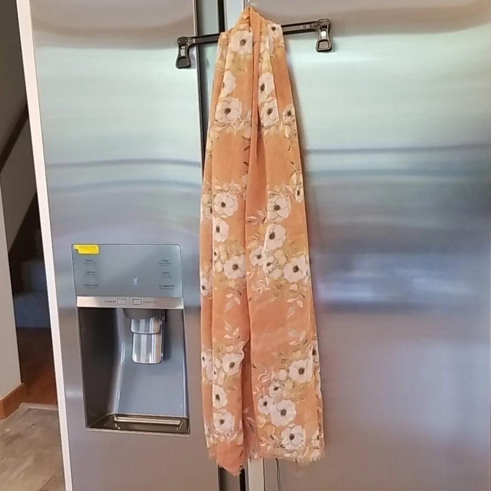 💕MONSERAT DE LUCCA💕 Floral Chiffon Scarf